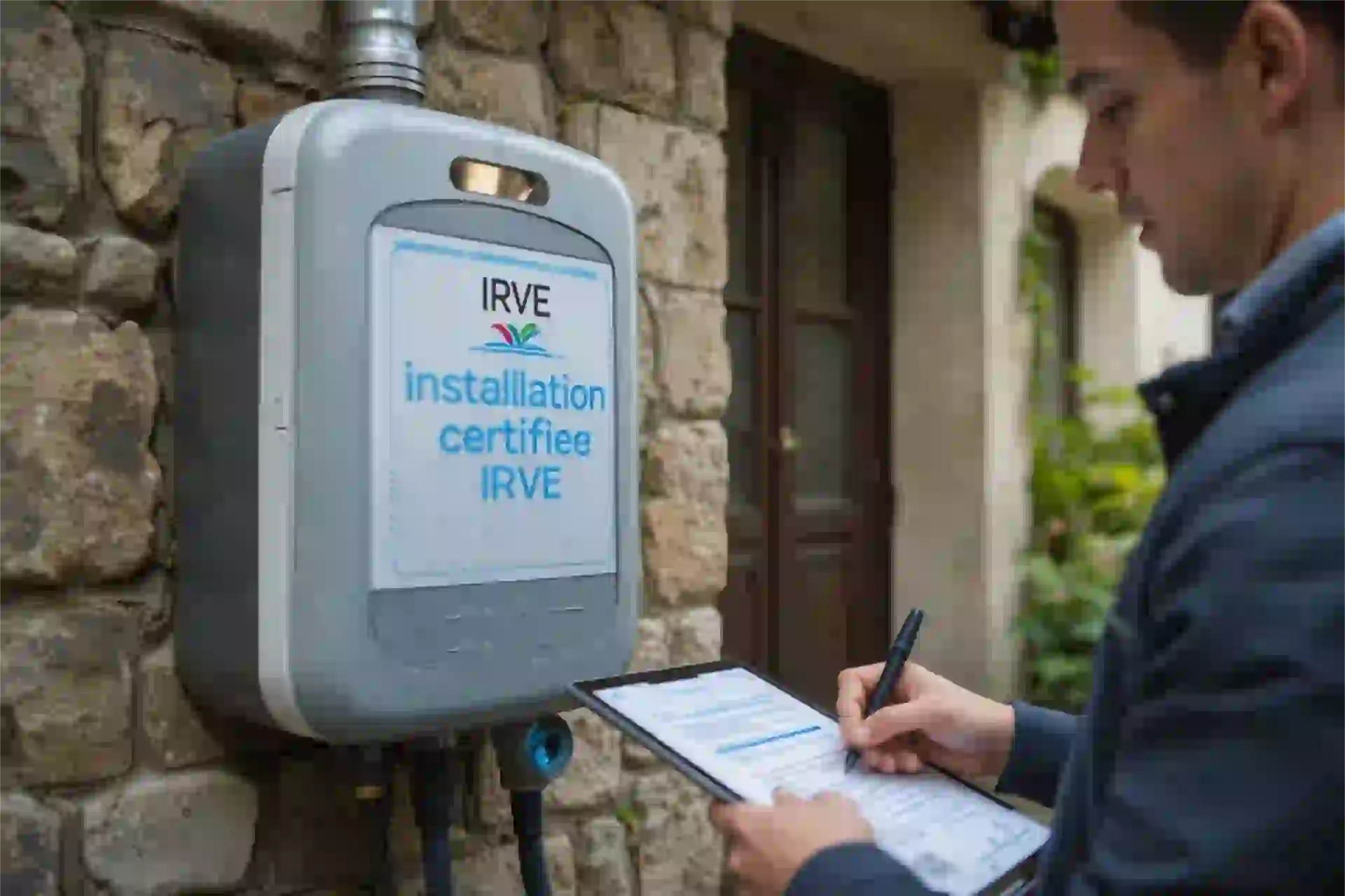 Installation borne de recharge à Flaxieu